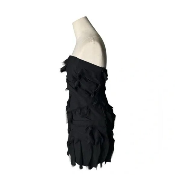 ZARA - Tulle Black Mini Dress - Picture 4 of 7